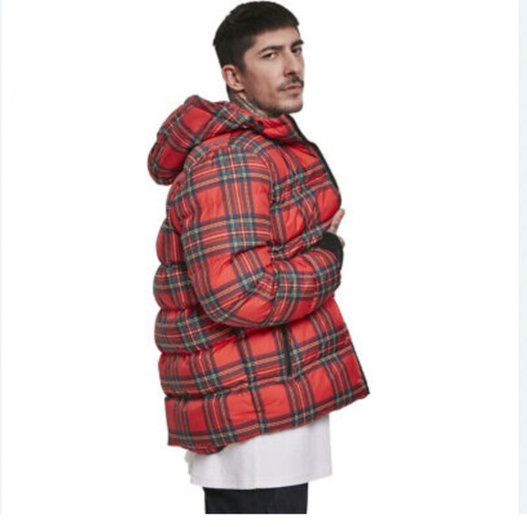 Tommy Hilfiger lightweight plaid puffer jacket unisex size m like new - Picture 2 of 5